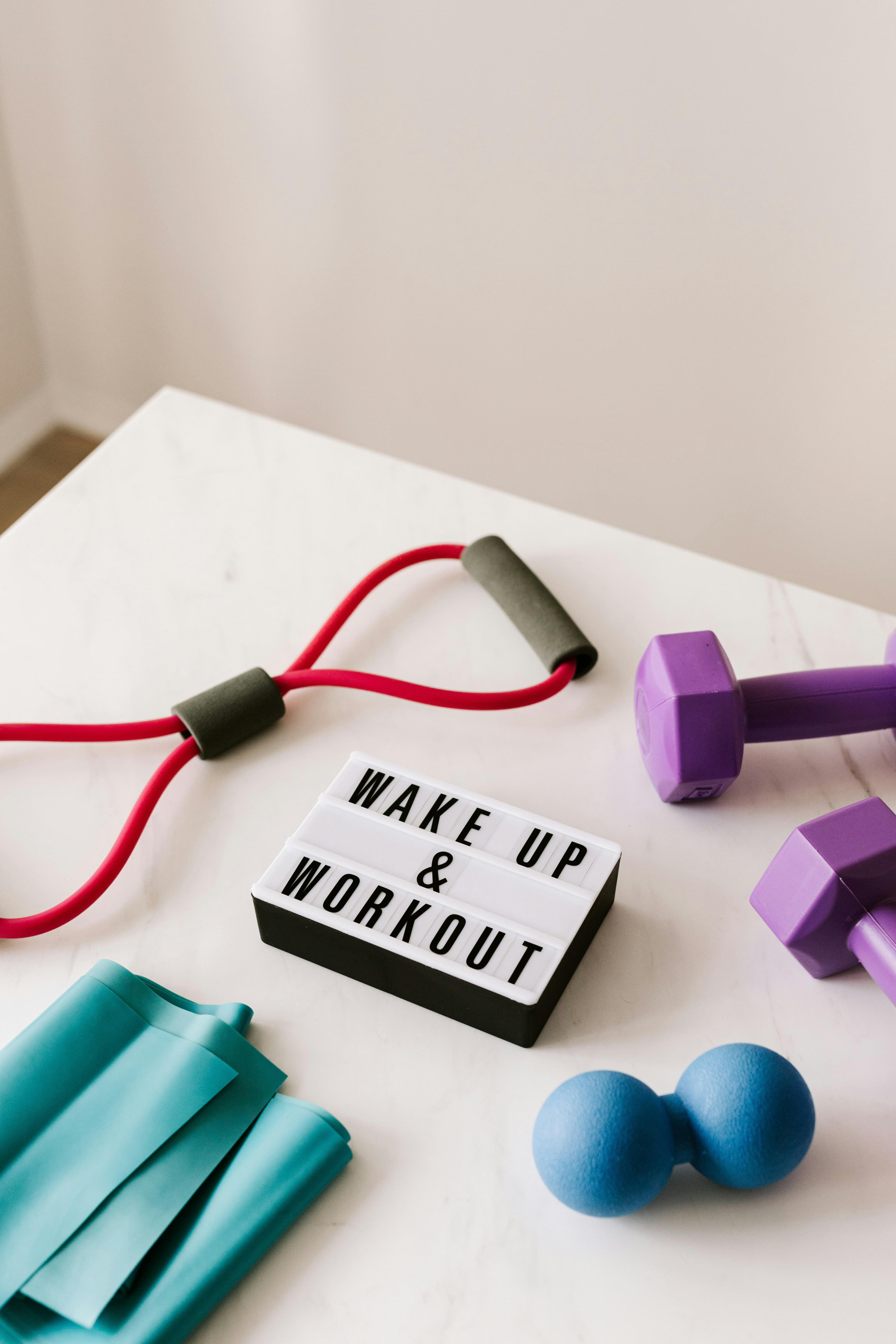 Vitality Sweat training gear laid out for the day